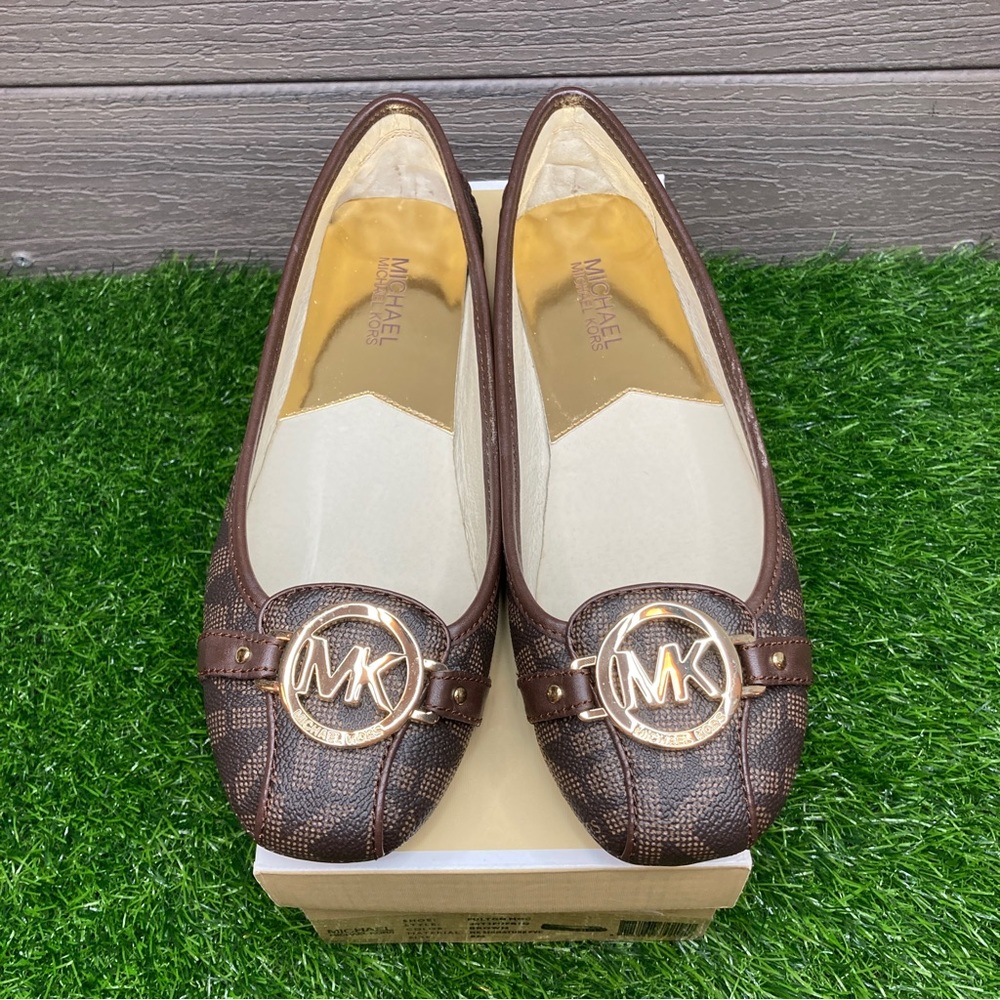 Michael Kors Fulton Moc Women’s Ballet Flats Slip On Shoes Brown Size 8M